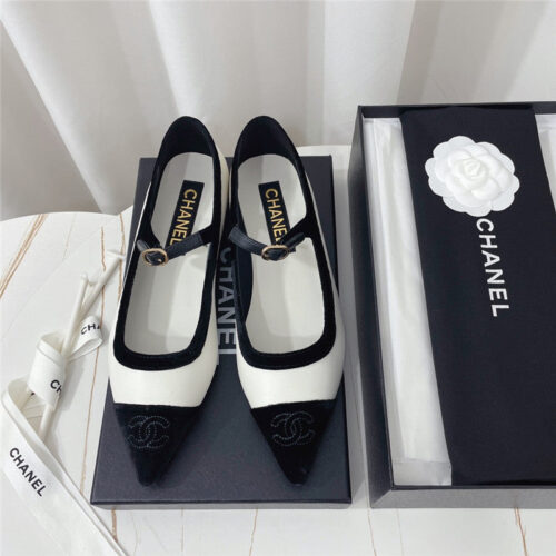 High Quality Luxury Chanel Spring Summer New Mary Jane Womens Shoes – Style 95334 product detail