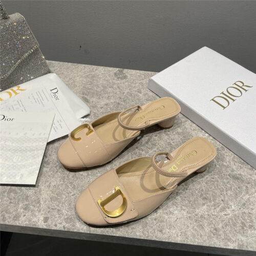 High Quality Luxury Dior Square Buckle Commuter Shoes alternate view