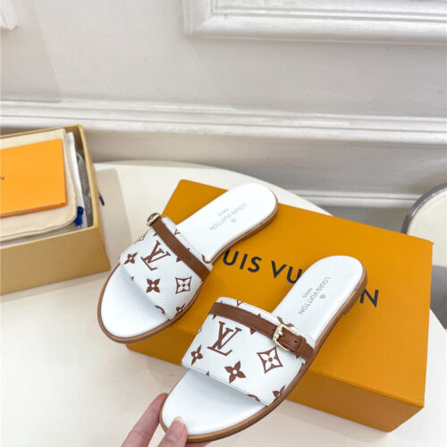High Quality Luxury Louis Vuitton Latest Hot Style Slippers – Style 81667 alternate view
