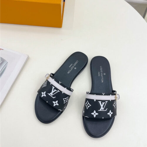 High Quality Luxury Louis Vuitton Latest Hot Style Slippers – Style 14435