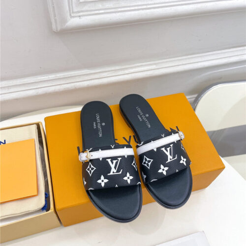 High Quality Luxury Louis Vuitton Latest Hot Style Slippers – Style 14435 product detail