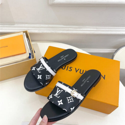 High Quality Luxury Louis Vuitton Latest Hot Style Slippers – Style 14435 alternate view