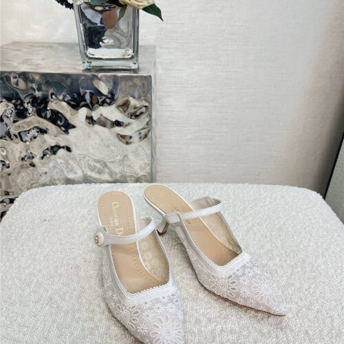 High Quality Luxury Dior Capture Mules