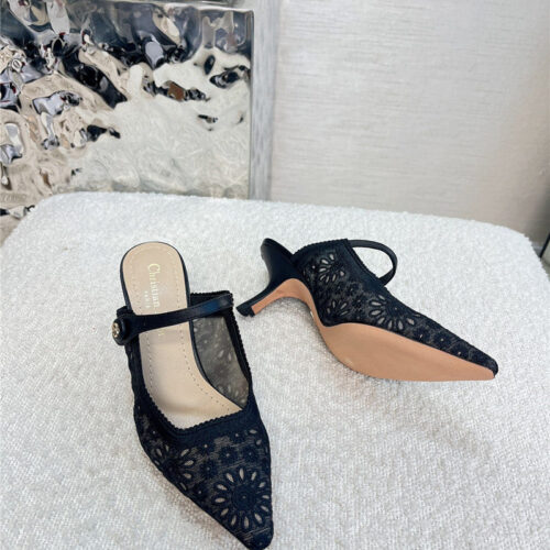 High Quality Luxury Dior Capture Mules – Style 94854 alternate view