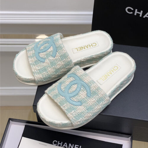 High Quality Luxury Chanel New Big Logo Slippers – Style 40006 alternate view