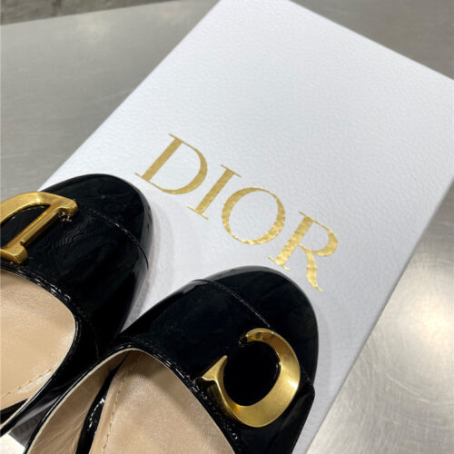 High Quality Luxury Dior New Baotou Chunky Heel Sandals product detail