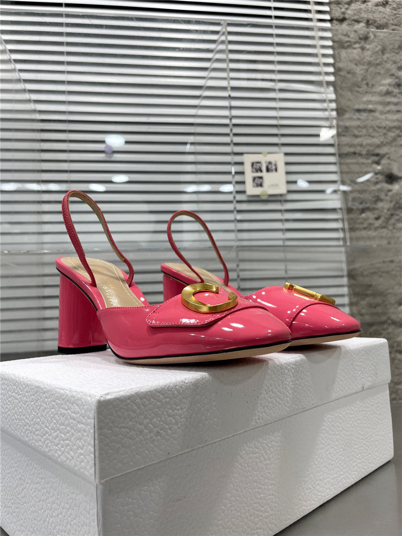 High Quality Luxury Dior New Baotou Chunky Heel Sandals – Style 19558 product detail