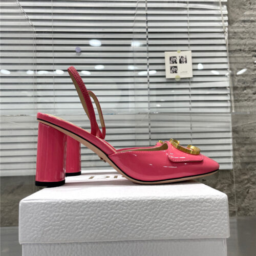 High Quality Luxury Dior New Baotou Chunky Heel Sandals – Style 19558 product detail