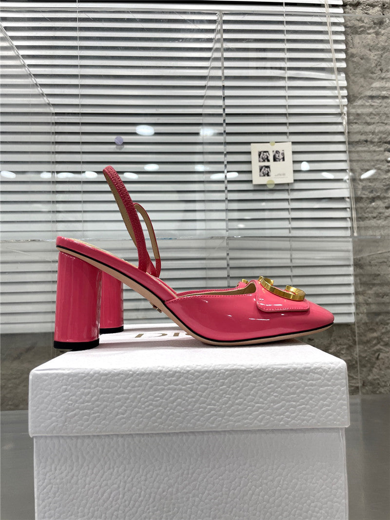 High Quality Luxury Dior New Baotou Chunky Heel Sandals – Style 19558 product detail