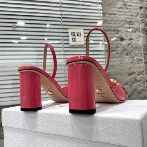 High Quality Luxury Dior New Baotou Chunky Heel Sandals – Style 19558 product detail