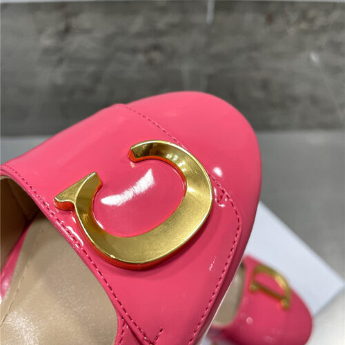 High Quality Luxury Dior New Baotou Chunky Heel Sandals – Style 19558 product detail