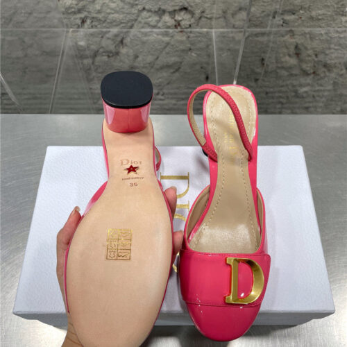 High Quality Luxury Dior New Baotou Chunky Heel Sandals – Style 19558 product detail