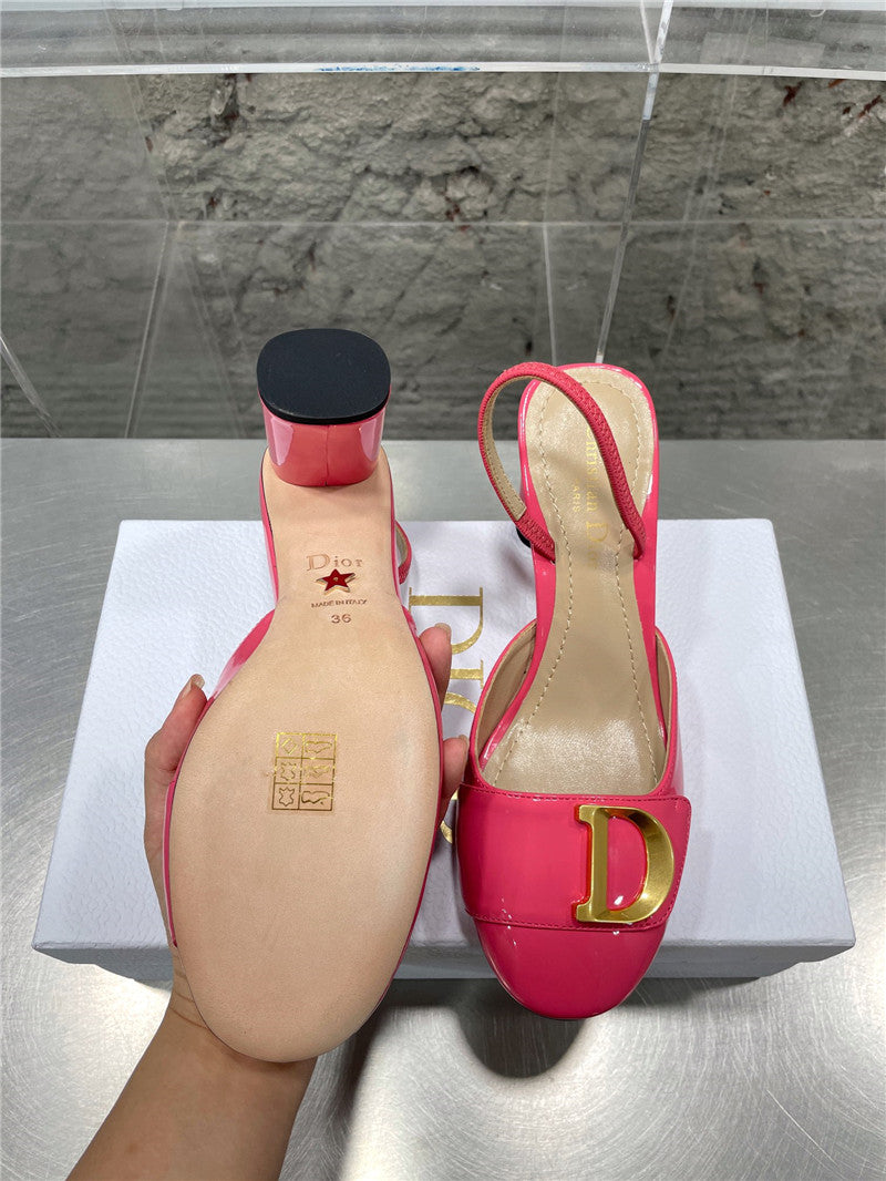 High Quality Luxury Dior New Baotou Chunky Heel Sandals – Style 19558 product detail
