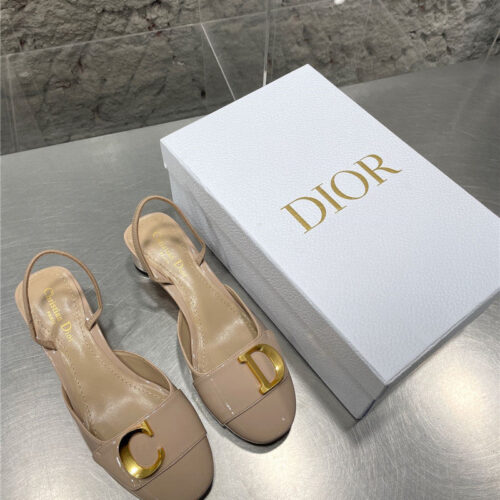 High Quality Luxury Dior New Baotou Chunky Heel Sandals – Style 74918