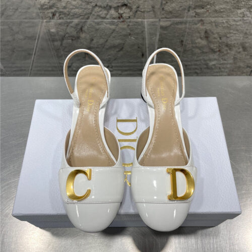 High Quality Luxury Dior New Baotou Chunky Heel Sandals – Style 63046 alternate view