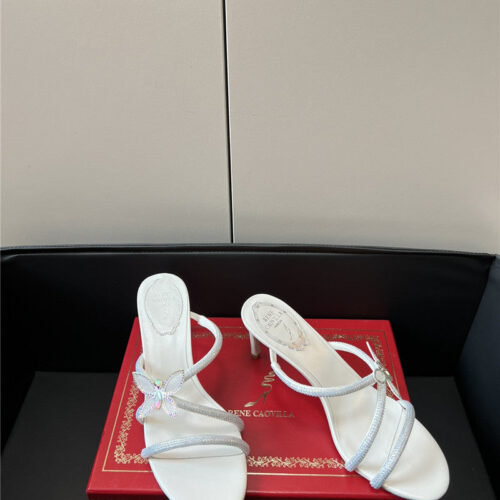 High Quality Luxury Rene Caovilla Summer New Butterfly Sandals
