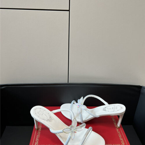 High Quality Luxury Rene Caovilla Summer New Butterfly Sandals product detail
