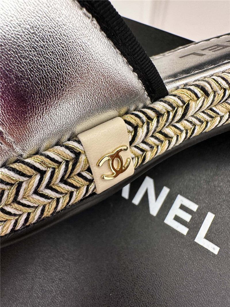 High Quality Luxury Chanel Velcro Lazy Slippers – Style 09862 product detail