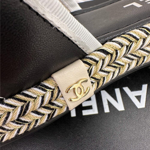 High Quality Luxury Chanel Velcro Lazy Slippers – Style 72006 product detail