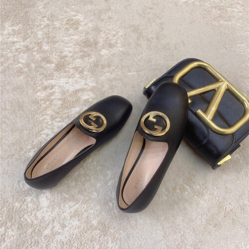 High Quality Luxury Gucci Blonde Womens Ballet Flats – Style 16691 product detail