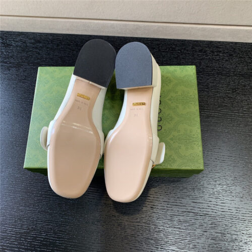 High Quality Luxury Gucci Retro Fashion Round Interlocking Double G Logo Shoes – Style 38995 product detail