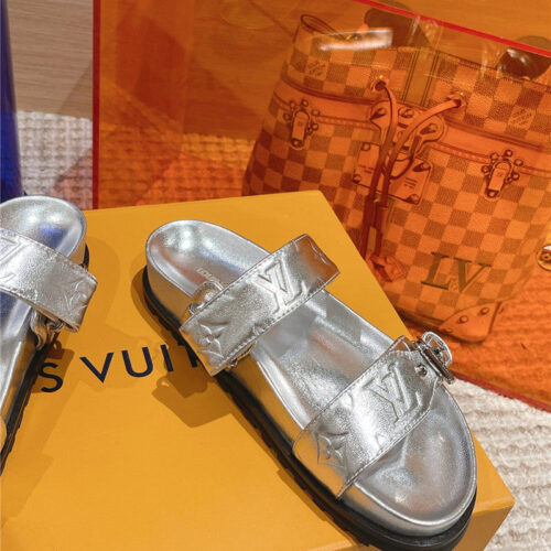 High Quality Luxury Louis Vuitton New Embossed Sandals And Slippers – Style 27331 product detail