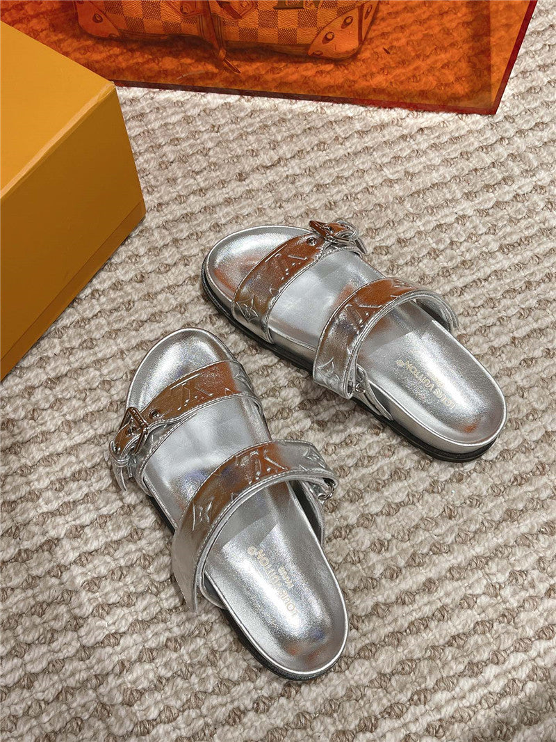 High Quality Luxury Louis Vuitton New Embossed Sandals And Slippers – Style 27331 product detail