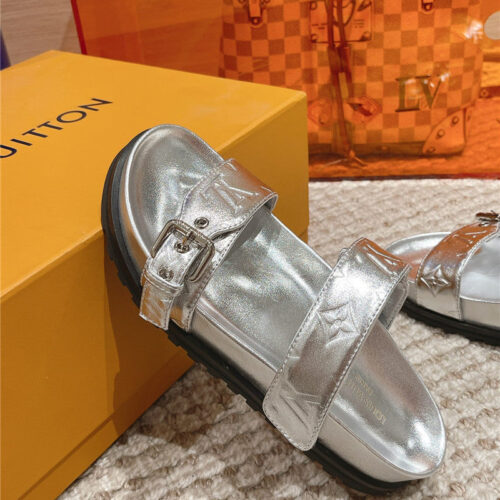 High Quality Luxury Louis Vuitton New Embossed Sandals And Slippers – Style 27331 product detail