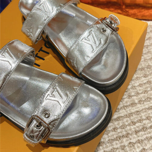 High Quality Luxury Louis Vuitton New Embossed Sandals And Slippers – Style 27331 product detail