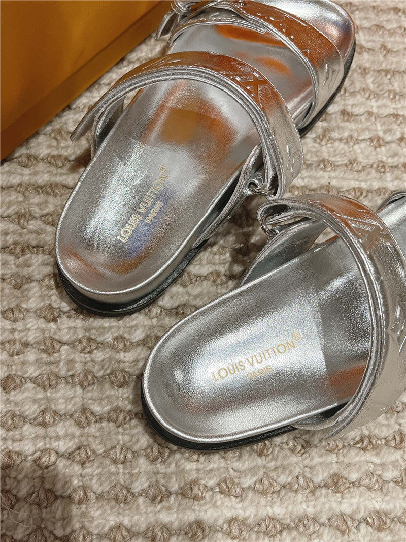 High Quality Luxury Louis Vuitton New Embossed Sandals And Slippers – Style 27331 product detail