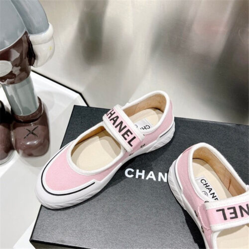 High Quality Luxury Chanel Second-Hand Velcro Platform Canvas Shoes product detail