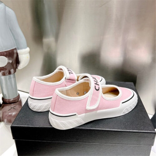 High Quality Luxury Chanel Second-Hand Velcro Platform Canvas Shoes product detail