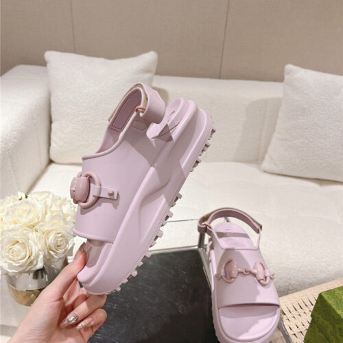 High Quality Luxury Gucci Buckle Platform Loafer product detail