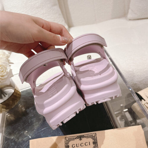 High Quality Luxury Gucci Buckle Platform Loafer product detail