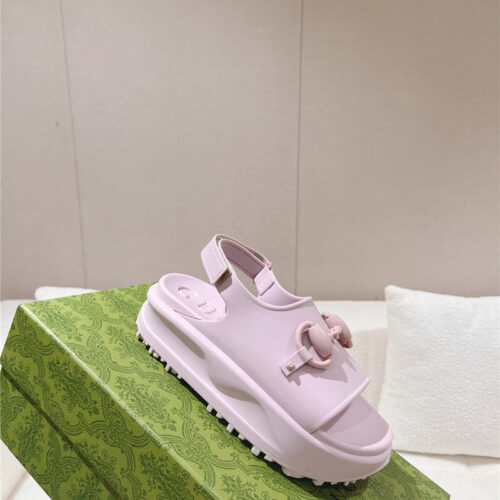High Quality Luxury Gucci Buckle Platform Loafer product detail