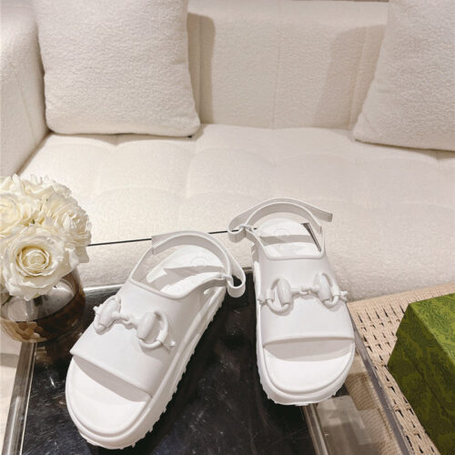 High Quality Luxury Gucci Buckle Platform Loafer – Style 41523