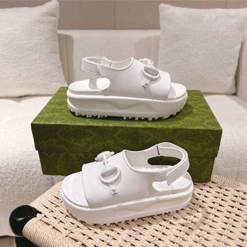 High Quality Luxury Gucci Buckle Platform Loafer – Style 41523 product detail
