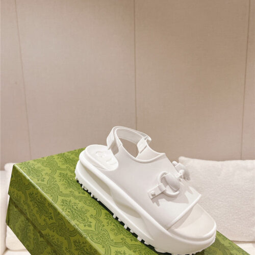 High Quality Luxury Gucci Buckle Platform Loafer – Style 41523 product detail