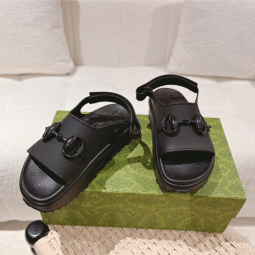 High Quality Luxury Gucci Buckle Platform Loafer – Style 72595