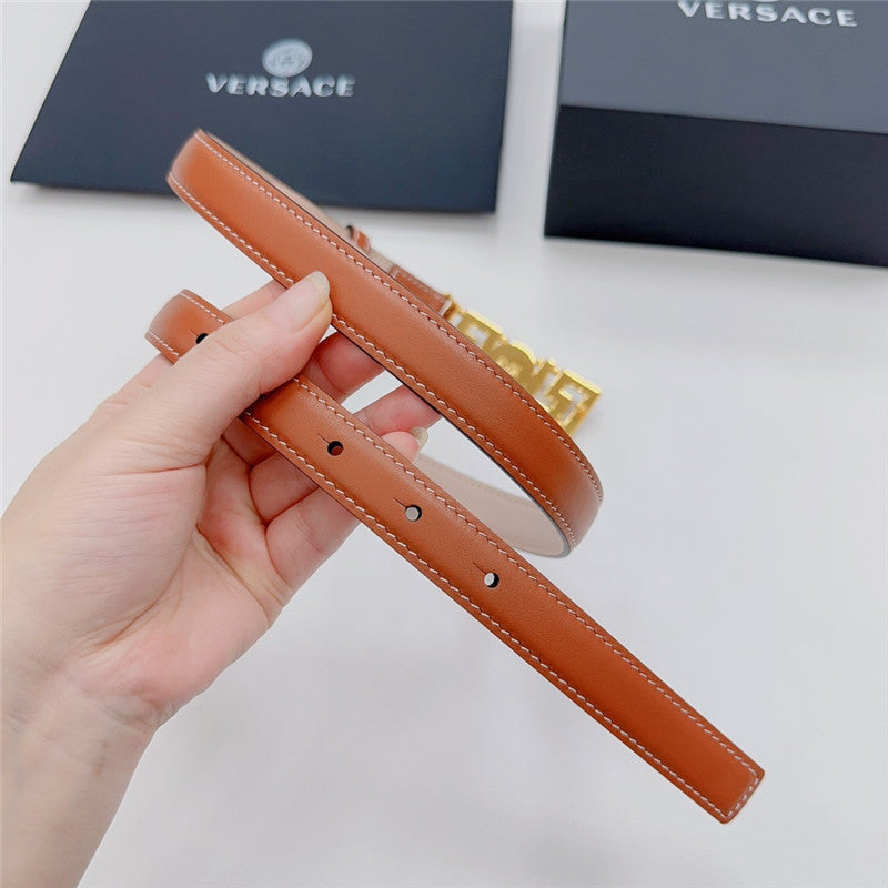 High Quality Luxury Versace Reversible Original Calfskin Nubuck Bottom Belt – Style 40678 product detail