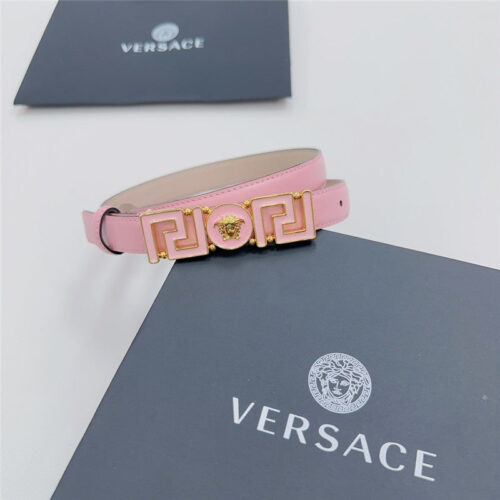 High Quality Luxury Versace Reversible Original Calfskin Nubuck Bottom Belt – Style 73446 product detail