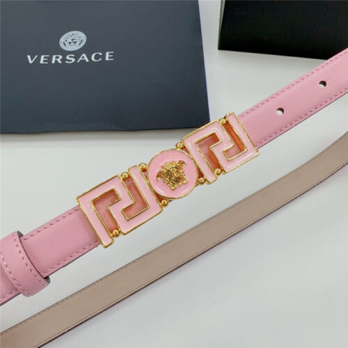 High Quality Luxury Versace Reversible Original Calfskin Nubuck Bottom Belt – Style 73446 product detail