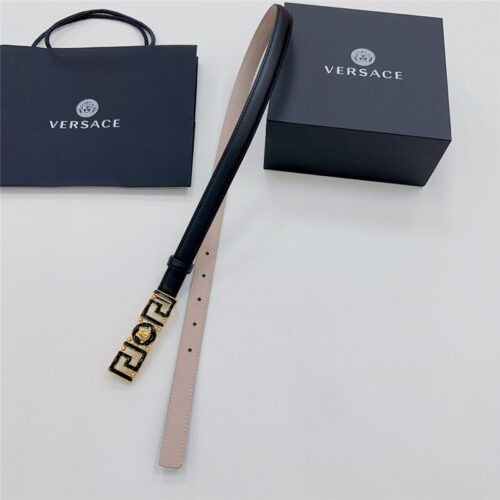 High Quality Luxury Versace Reversible Original Calfskin Nubuck Bottom Belt product detail