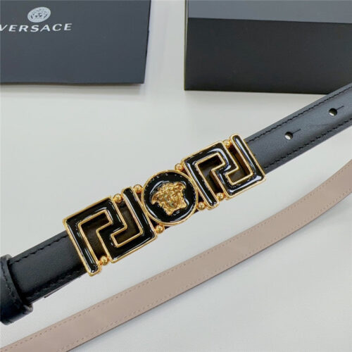 High Quality Luxury Versace Reversible Original Calfskin Nubuck Bottom Belt product detail