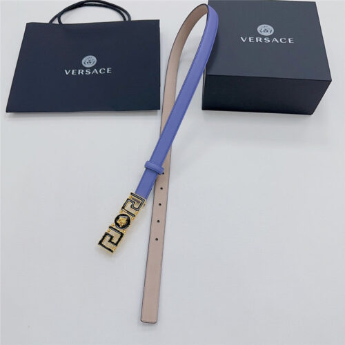 High Quality Luxury Versace Reversible Original Calfskin Nubuck Bottom Belt – Style 71750 product detail