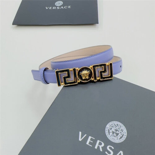 High Quality Luxury Versace Reversible Original Calfskin Nubuck Bottom Belt – Style 71750 product detail
