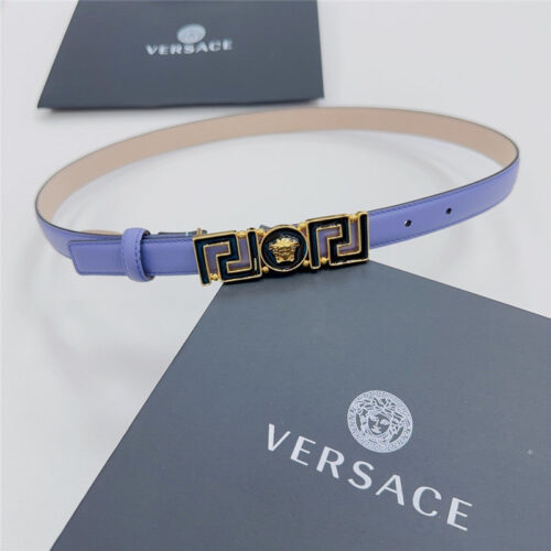 High Quality Luxury Versace Reversible Original Calfskin Nubuck Bottom Belt – Style 71750