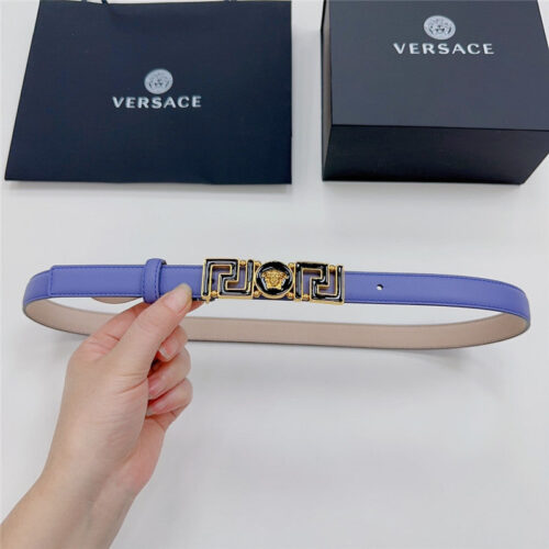 High Quality Luxury Versace Reversible Original Calfskin Nubuck Bottom Belt – Style 71750 product detail