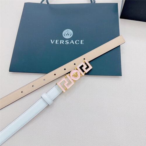 High Quality Luxury Versace Reversible Original Calfskin Nubuck Bottom Belt – Style 04518 product detail