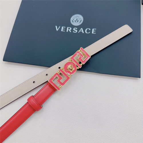 High Quality Luxury Versace Reversible Original Calfskin Nubuck Bottom Belt – Style 37286 product detail
